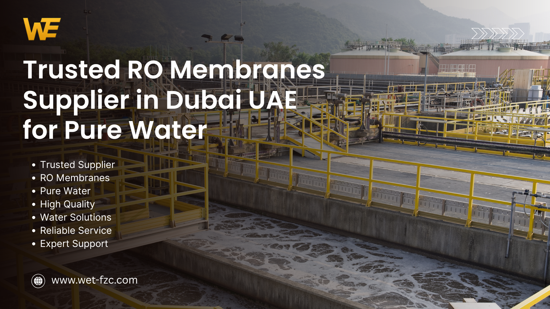 Trusted RO Membranes Supplier in Dubai UAE for Pure Water