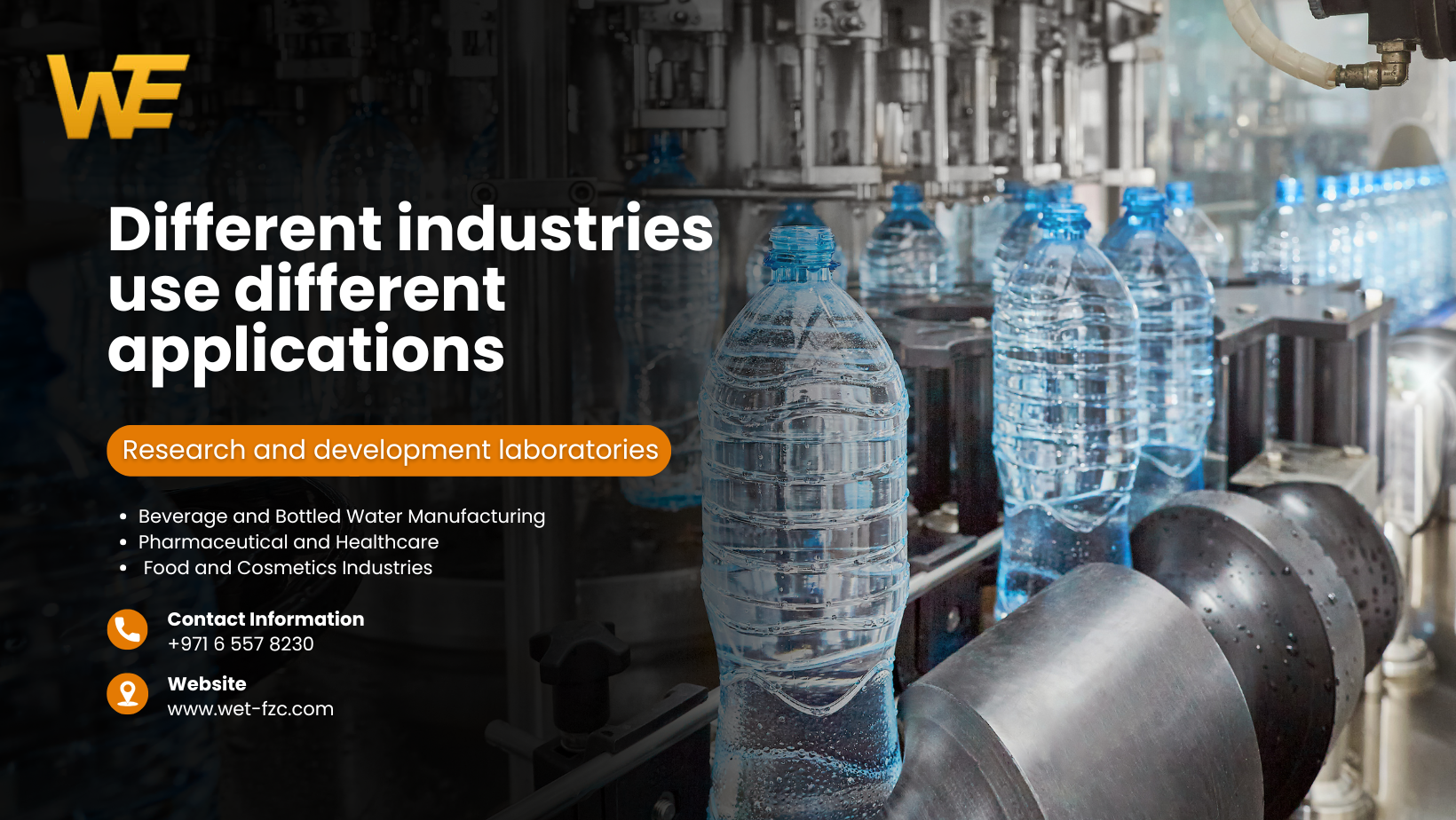 Different industries use different applications